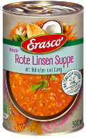 Erasco Indische Rote Linsen Suppe 390 ml Dose